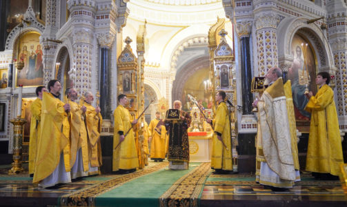 Божественная литургия в день интронизации Святейшего Патриарха Кирилла